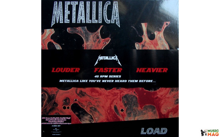 METALLICA - LOAD 4 LP Box Set 45RPM 1996/2010 (00 6007 532 869 0 6, 180 gm.) UNIVERSAL/EU MINT (0600753286906)