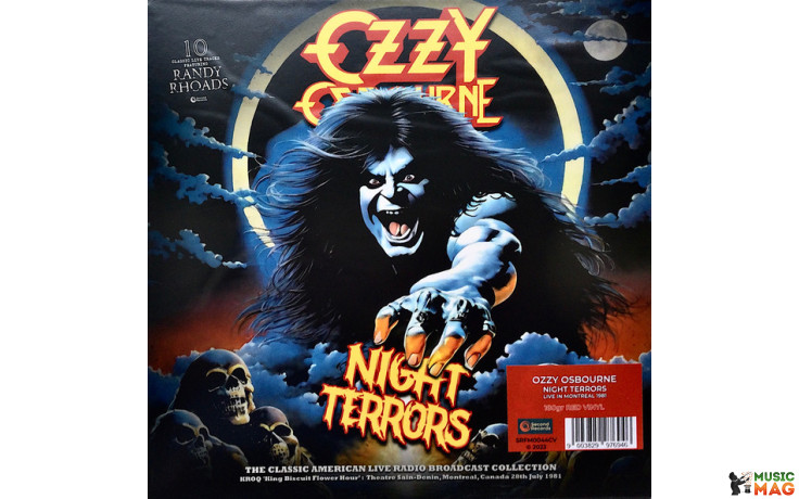 OZZY OSBOURNE - NIGHT TERRORS 2024 (SRFM0044CV, LTD., Red) SECOND RECORDS/EU MINT (9003829976946)