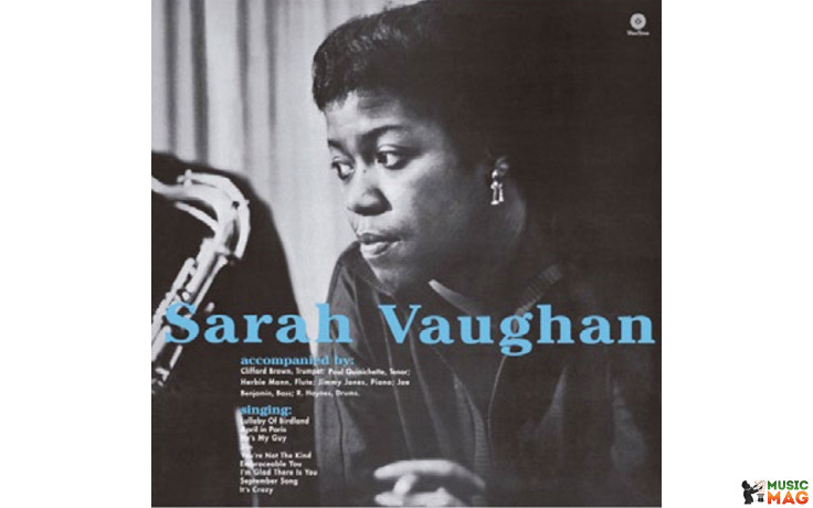 SARAH VAUGHAN - WITH CLIFFORD BROWN 1954 (8436542011723, 180 gm. RE-ISSUE) WAX TIME/EU MINT (8436542011723)