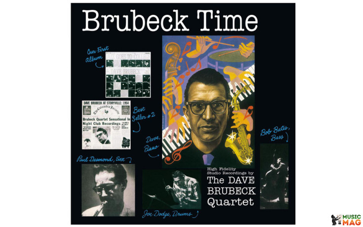 DAVE BRUBECK QUARTET - BRUBECK TIME 1955/2015 (DOL851,180 gm.) DOL/EU MINT (0889397285111)