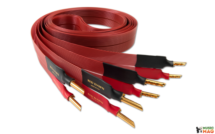 Nordost Red Dawn,2x2,5m is terminated with low-mass Z plugs