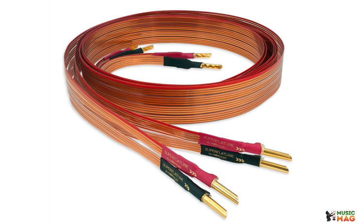 Nordost Super Flatline,2x2.5m is terminated with low-mass Z plugs