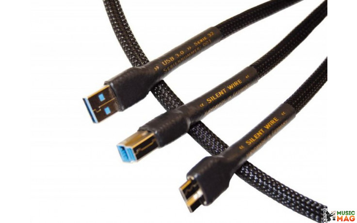 Silent Wire USB32, USB-A to USB-B or USB-A, USB 3.0 1.5м