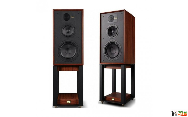 Wharfedale Linton Mahogany Red with Stands
