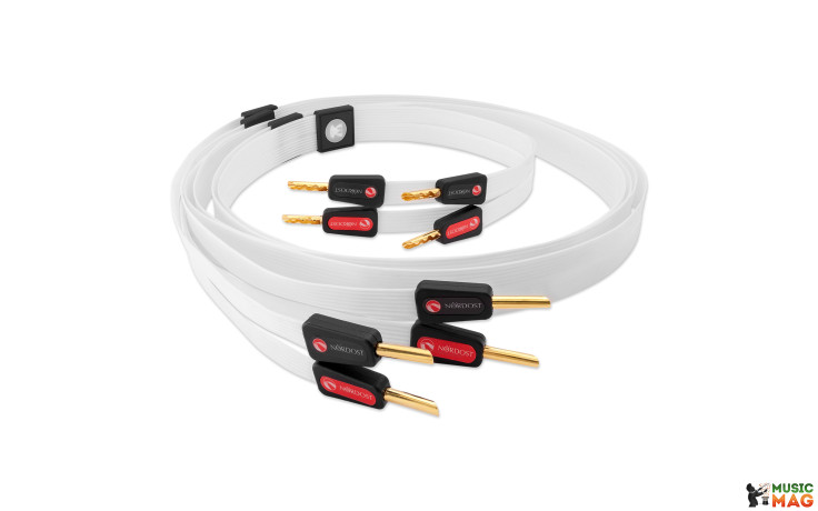 Nordost White lightning 3 ,2x2.5m is terminated with low-mass Z plugs