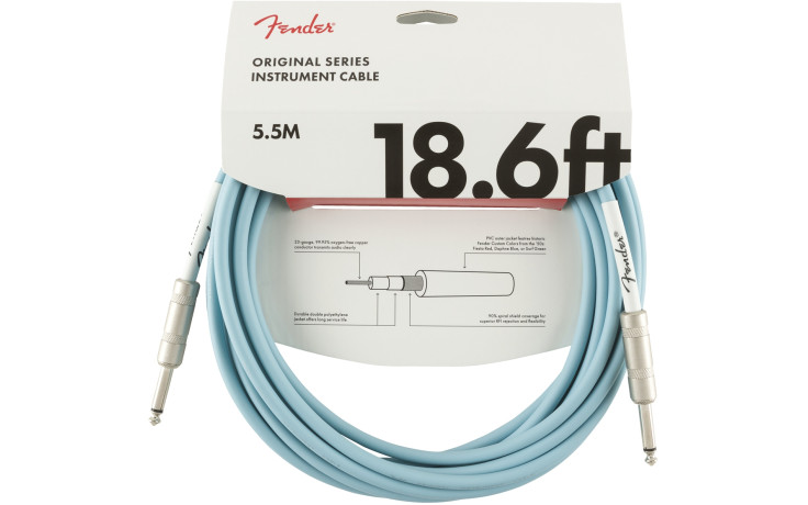 FENDER CABLE ORIGINAL SERIES 18.6' DNB