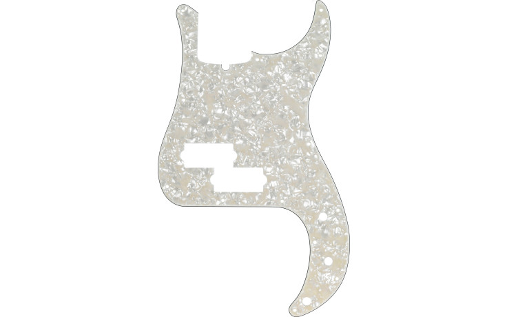 FENDER PICKGUARD FOR STANDARD PRECISION BASS 13-HOLE MODERN-STYLE WHITE PEARL
