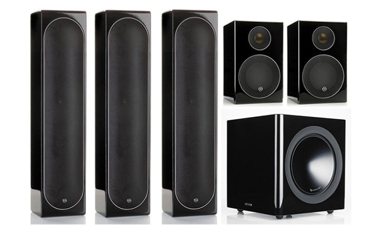 Monitor Audio Radius 225/225/90/380 set 5.1 Black