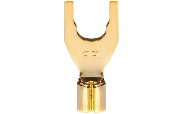 AUDIOQUEST spc Crimp P10M/G Gold Spade SET/40