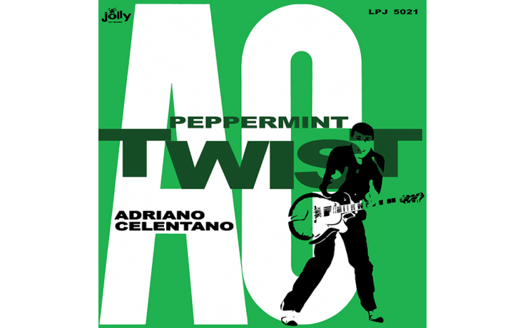 ADRIANO CELENTANO - PEPPERMINT TWIST 1962 (LPJ 5021, LTD. ED. CLEAR LIME VINYL) BTF/JOLLY/ITALY MINT (8004883215300)