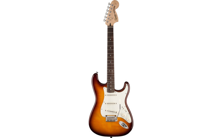 FENDER SQUIER STANDARD STRATOCASTER FMT RW AMB