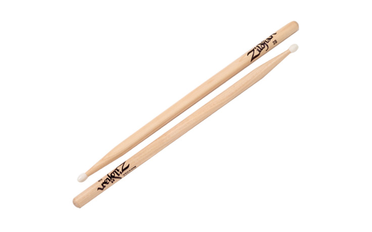 ZILDJIAN 2BNN NYLON NATURAL DRUMSTICKS