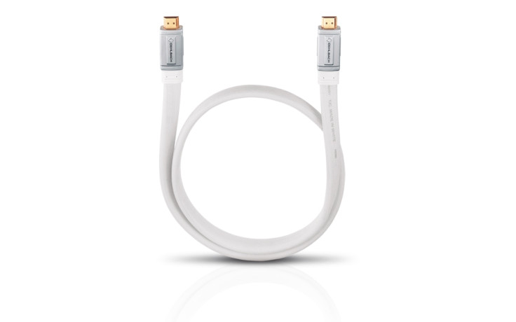 OEHLBACH 12411 Made in White HDMI Cable w. Eth 1,20