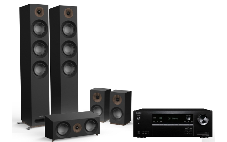 Onkyo TX-SR393 Black + Jamo S 809 HCS