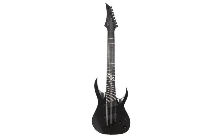 SOLAR GUITARS A1.8ABOP-FF BLACK OPEN PORE