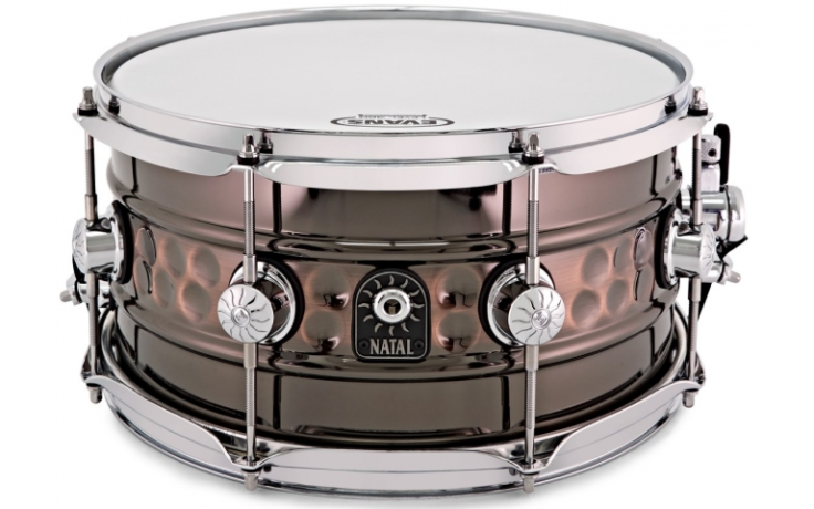 NATAL DRUMS BEADED HAMMERED STEEL SNARE