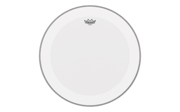 REMO Bass, POWERSTROKE 4, Coated, 22" Diameter, With Impact Patch
