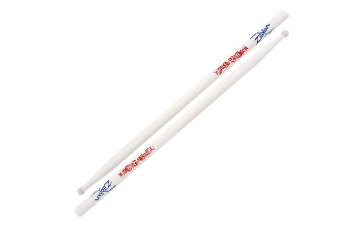 ZILDJIAN TRAVIS BARKER ARTIST SERIES DRUMSTICKS WHITE