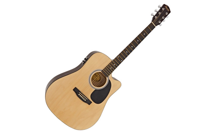 SQUIER by FENDER SA-105CE NAT