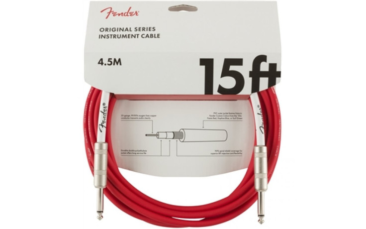 FENDER CABLE ORIGINAL SERIES 15' FRD