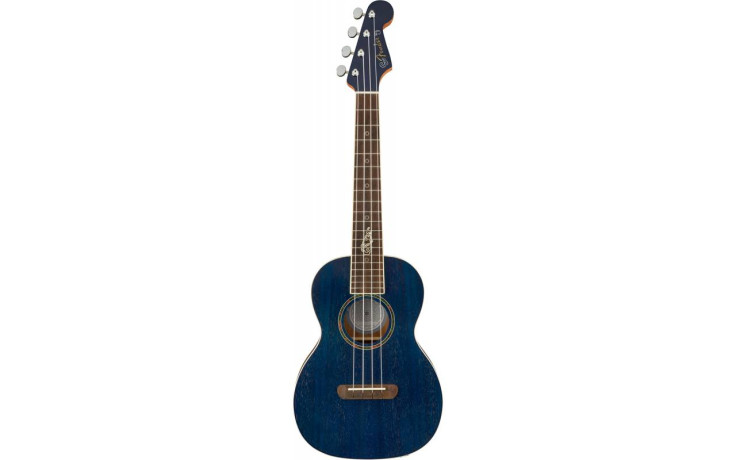 FENDER DHANI HARRISON UKULELE WN SAPPHIRE BLUE