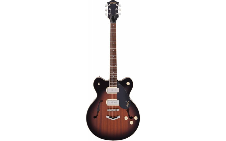 GRETSCH G2622-P90 STREAMLINER CENTER BLOCK DOUBLE-CUT P90 WITH V-STOPTAIL HAVANA BURST
