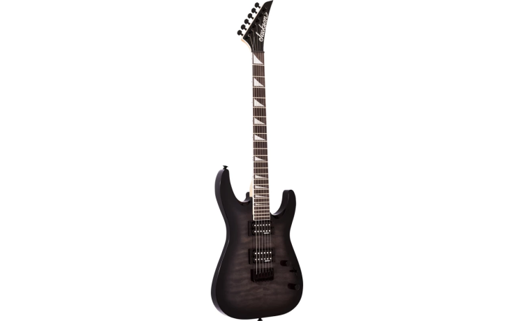 JACKSON JS32Q DKA DINKY ARCH TOP HT TRANSPARENT BLACK BURST