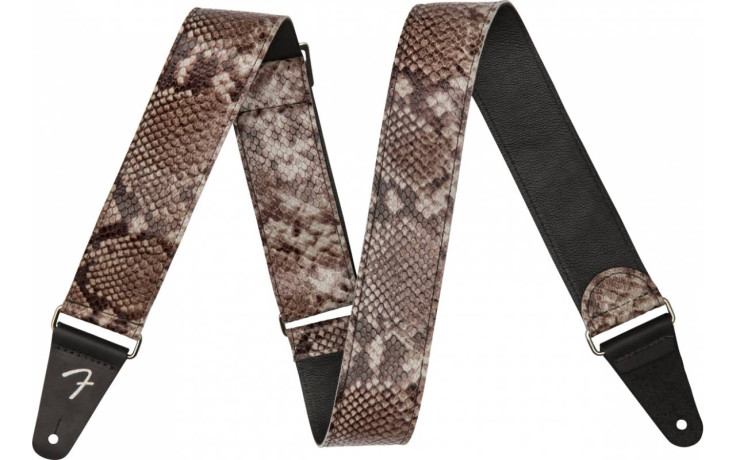 FENDER 2" WILD FAUX SNAKESKIN LEATHER STRAP
