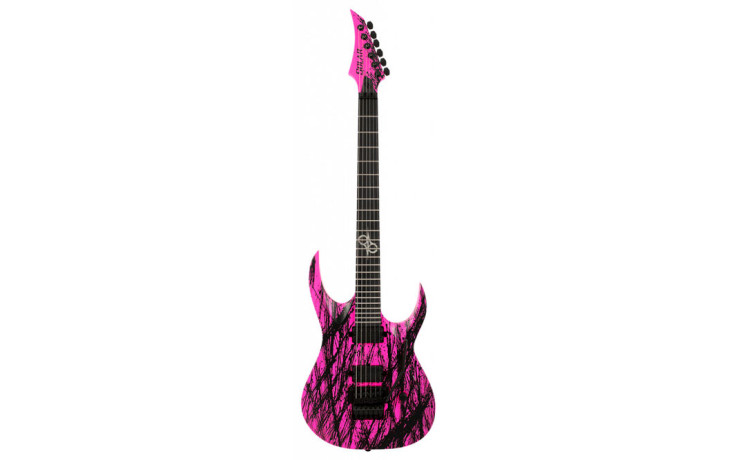 SOLAR GUITARS A2.6FRPN CANIBALISMO PINK NEON MATTE