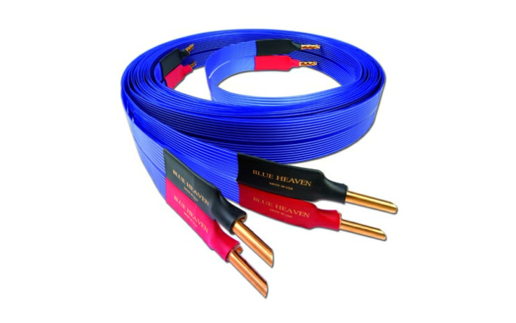 Nordost Blue Heaven,2x2,5m is terminated with low-mass Z plugs