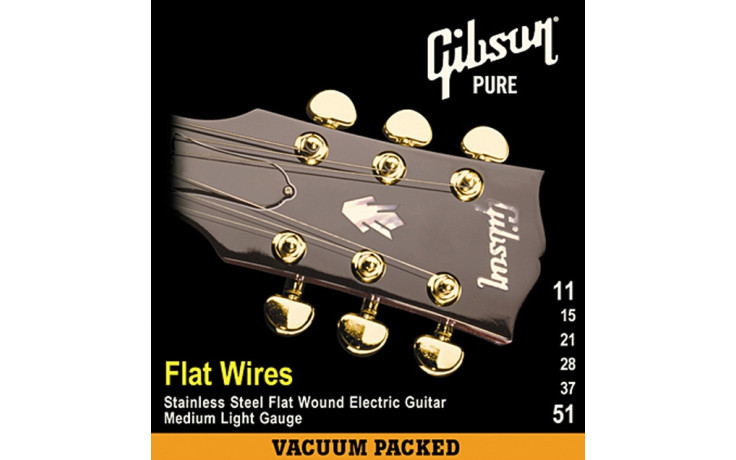 Gibson FLATWIRES STAINLESS STEEL FLATWOUND