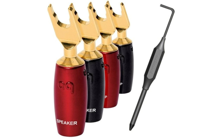 AUDIOQUEST spc 507 Series Multi-Spade Gold set of 6