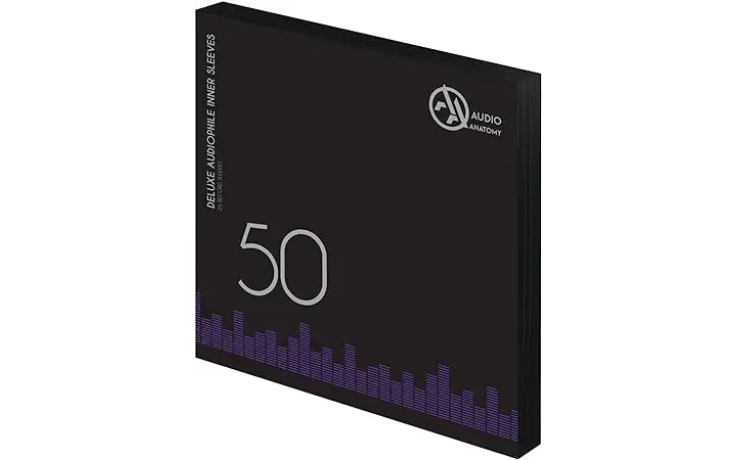 Audio Anatomy 50 X 12" Deluxe Audiophile Antistatic Inner Sleeves White