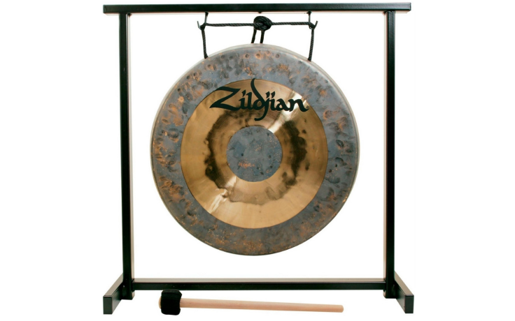 ZILDJIAN 12' TRADITIONAL GONG AND TABLETOP STAND SET