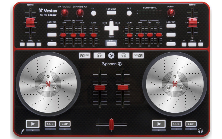 Vestax TYPHOON Red