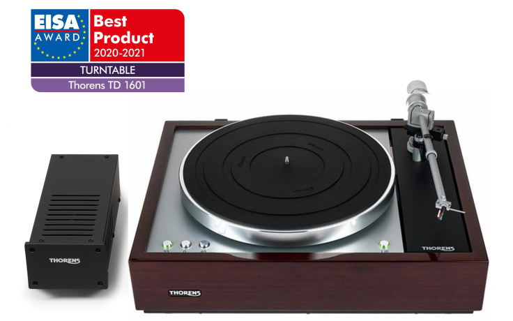 Thorens TD 1601 High gloss Walnut (Thorens TP 92, AutoStop)