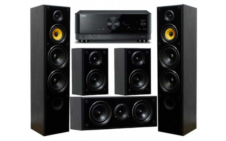 Yamaha RX-V4A + Taga Harmony TAV-606 v.3 Set Black
