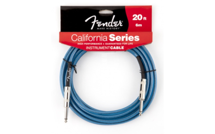 FENDER CALIFORNIA INSTRUMENT CABLE 20 LPB