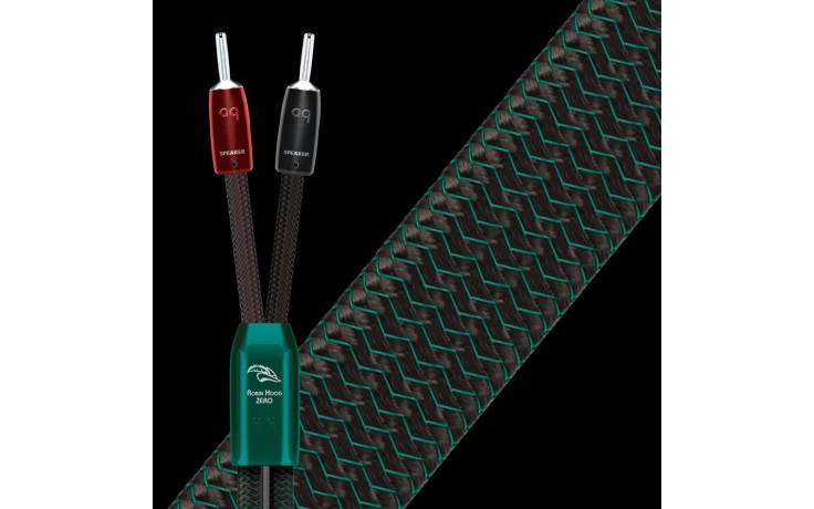 AUDIOQUEST Pair 2.5m RobinHood ZERO BiWire Combo BAN/S