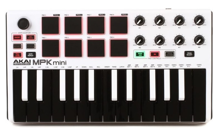 AKAI MPK MINI MK2 WHITE