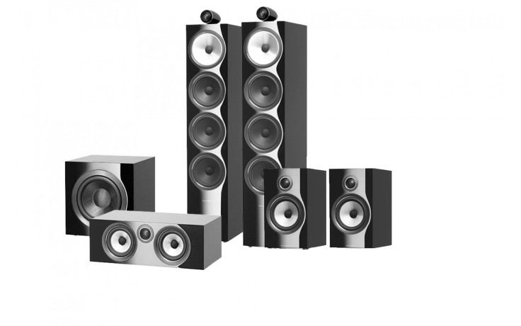 Bowers & Wilkins 702 S3 set 5.1 Black Gloss