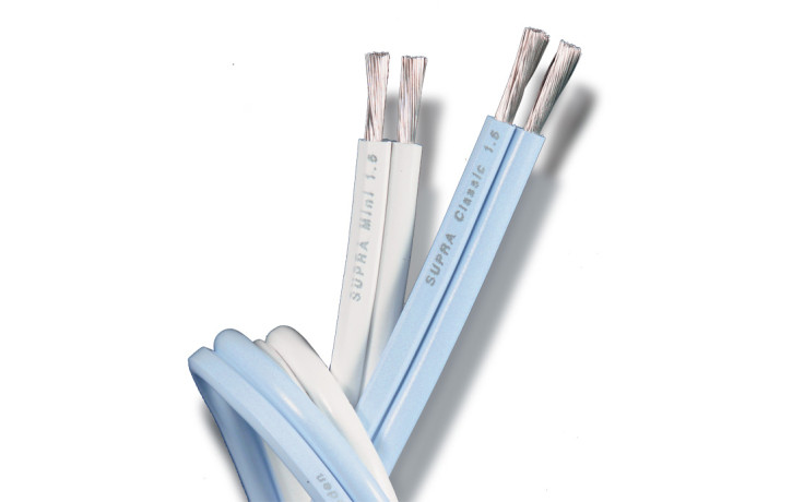 Supra Cable CLASSIC MINI 2X1.6 WHITE B300