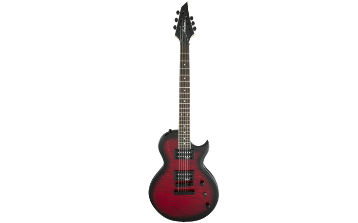 JACKSON JS22 MONARKH RW QUILT MAPLE TOP TRANSPARENT RED
