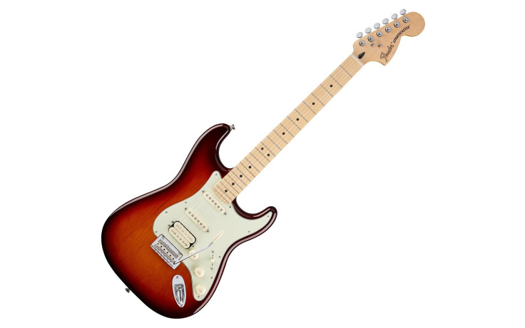 FENDER DELUXE STRATOCASTER HSS MN TOBACCO SUNBURST