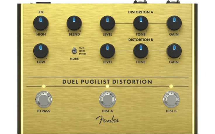 FENDER PEDAL DUEL PUGILIST DISTORTION