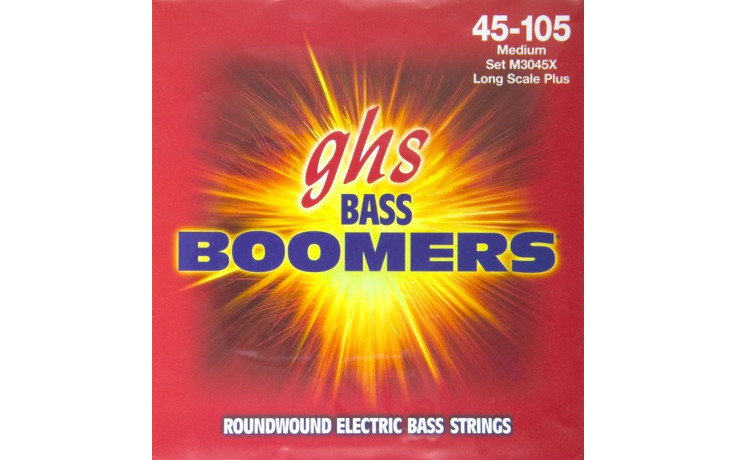 GHS STRINGS M3045X BASS BOOMERS LONG+MEDIUM