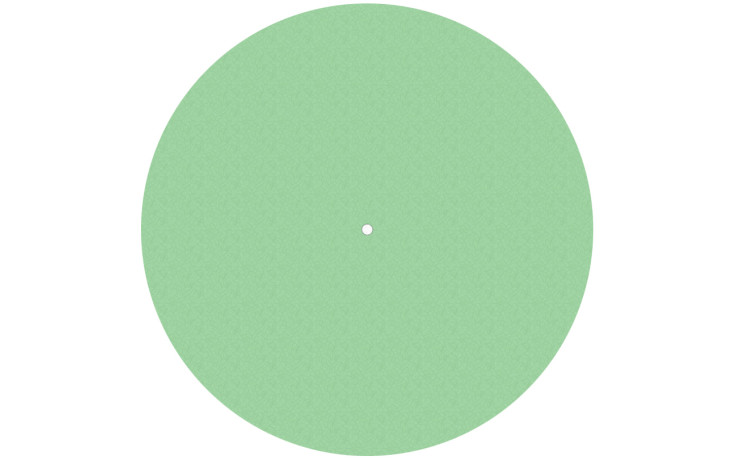 Pro-Ject FELT-MAT 280MM Neon Green