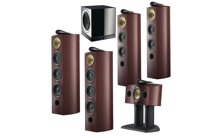 Bowers & Wilkins 800 Diamond №1 set 5.1 Rose Wood