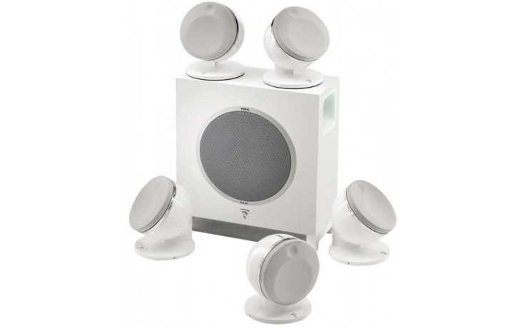 Focal Dome Flax Pack 5.1 + Sub Air White