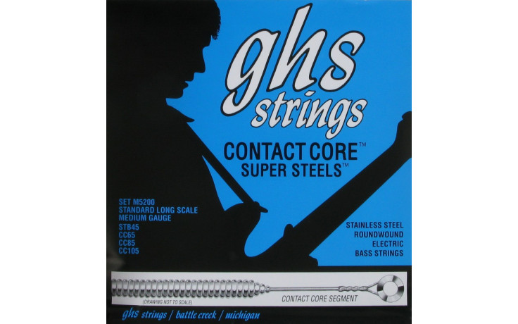 GHS STRINGS M5200 SUPERSTEEL
